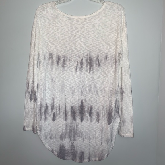 Altar’d State Tye Die Long Sleeve Rib Tee - Picture 2 of 3
